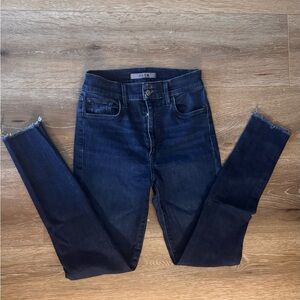 Joe's Jeans Dark Indigo High-Rise Skinny